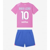 AC Milan Rafael Leao #10 Tredjeställ Barn 2023-24 Korta ärmar (+ Korta byxor)